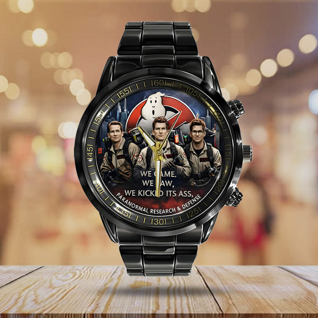 Ghostbusters Black Stainless Steel Watch - TANTN19974
