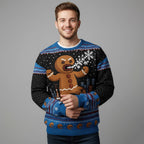 Gingerbread Monster Christmas Ugly Sweatshirt