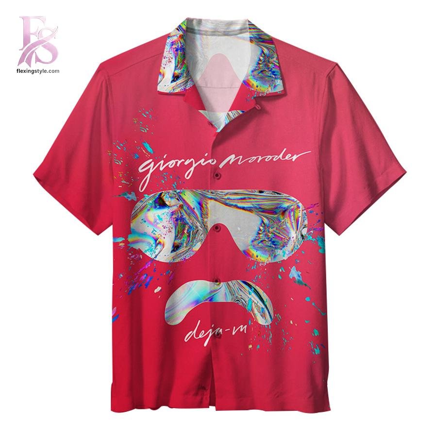 Giorgio Moroder Déjà Vu Album Hawaiian Shirt