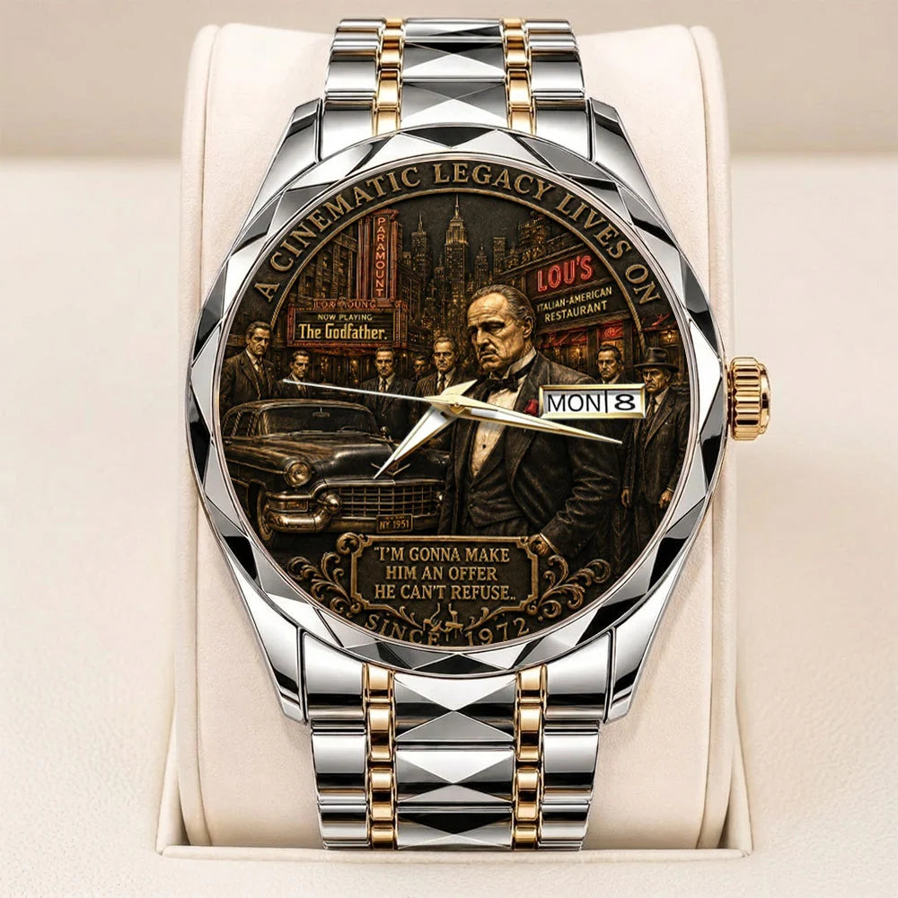 The Godfather 55th Anniversary Alloy Luxury Quartz Watch - TANTN25135