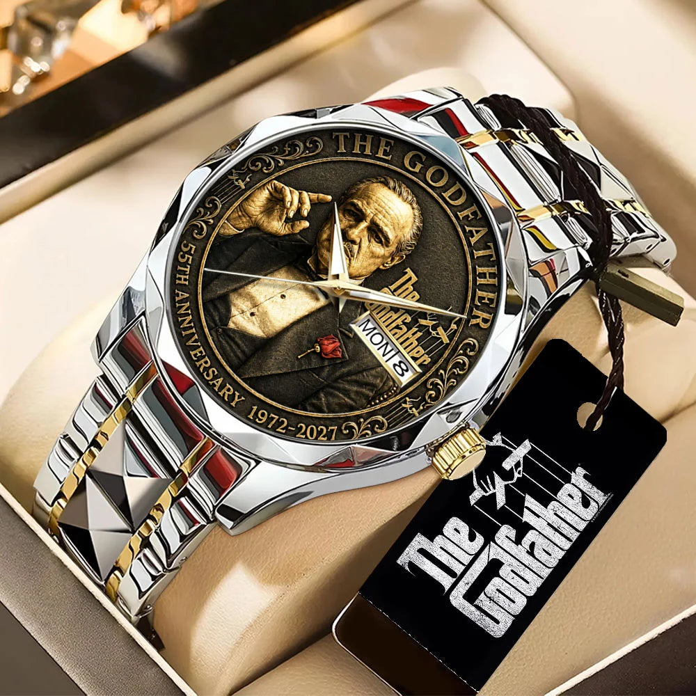 The Godfather 55th Anniversary Alloy Luxury Quartz Watch - TANTN25134