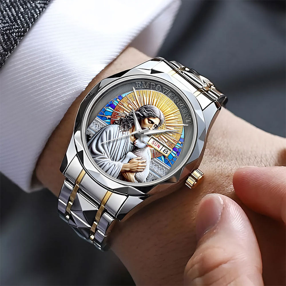 God Is Good Alloy Luxury Quartz Watch - TANTN 14668