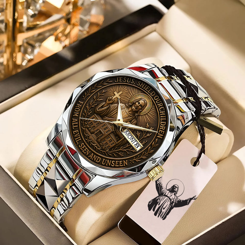 God Is Good Alloy Luxury Quartz Watch - TANTN 14671