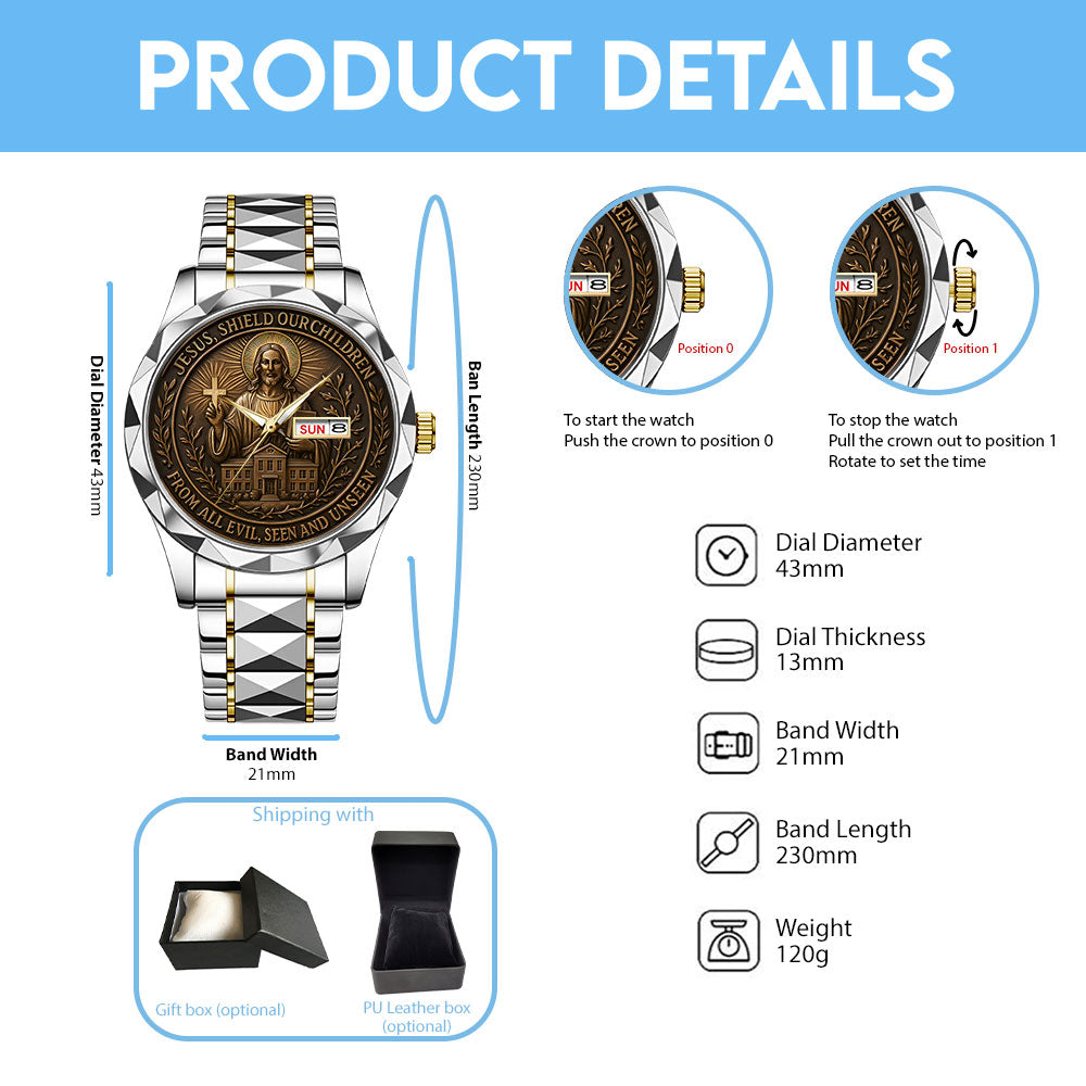 God Is Good Alloy Luxury Quartz Watch - TANTN 14671