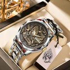 God Is Good Alloy Luxury Quartz Watch - TANTN 15186