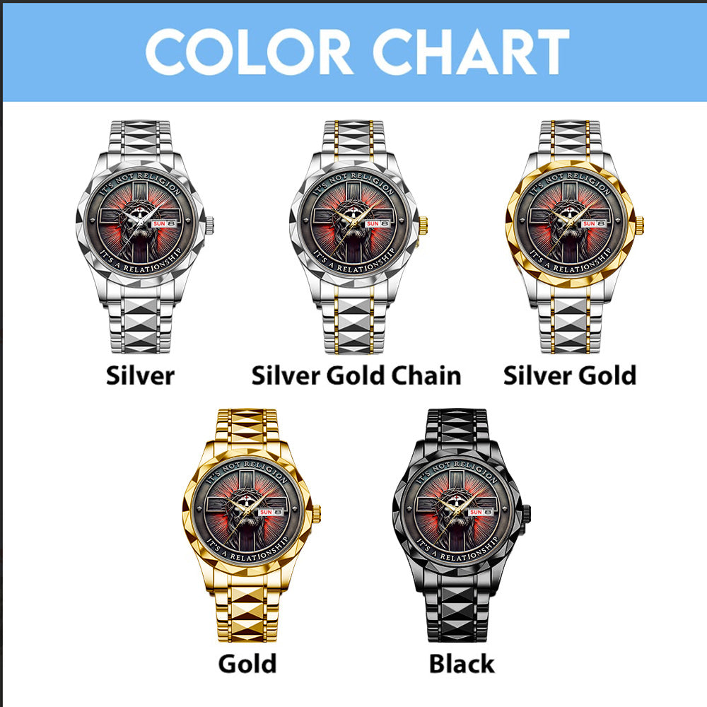 God Is Good Alloy Luxury Quartz Watch - TANTN 14728
