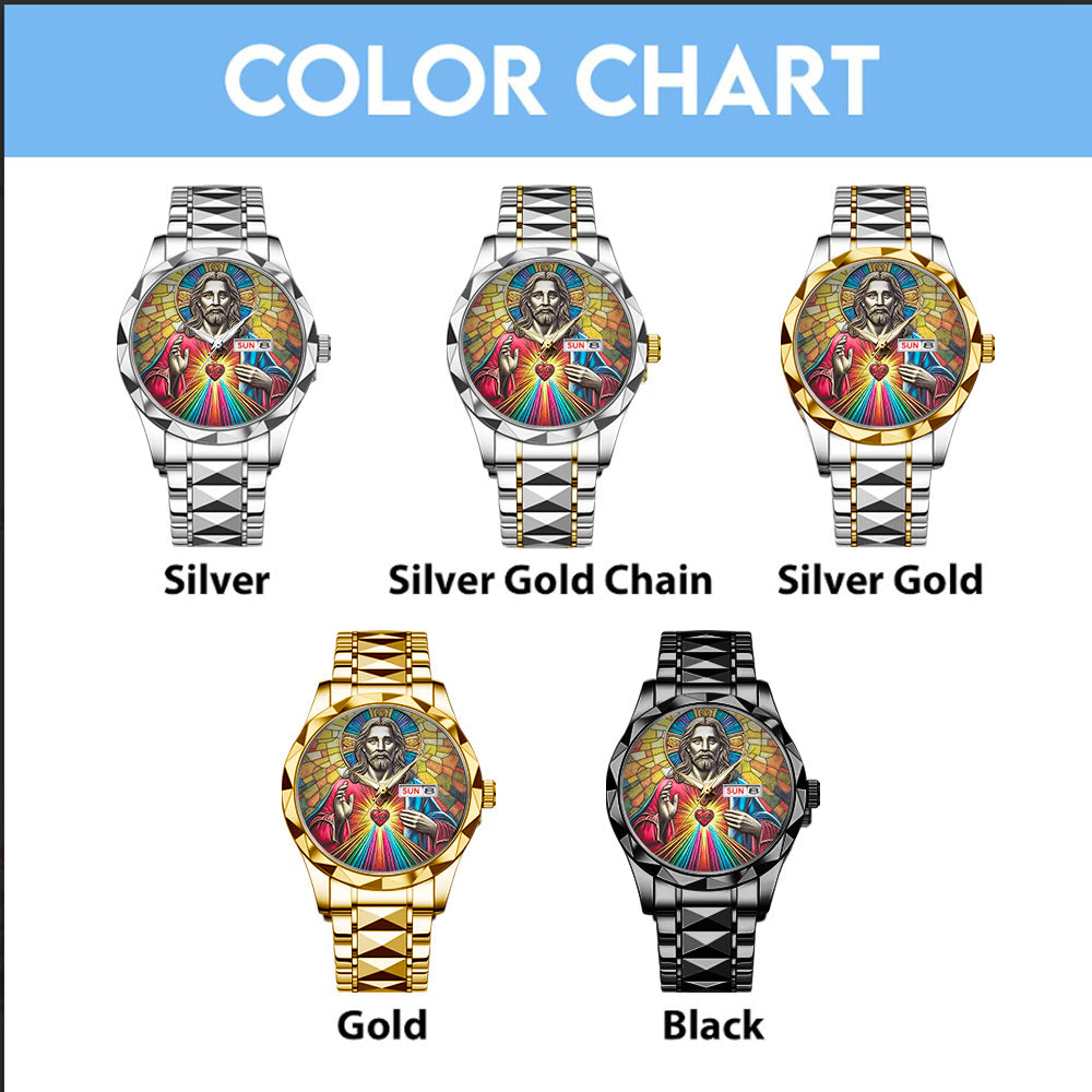 God Is Good Alloy Luxury Quartz Watch - TANTN 14808