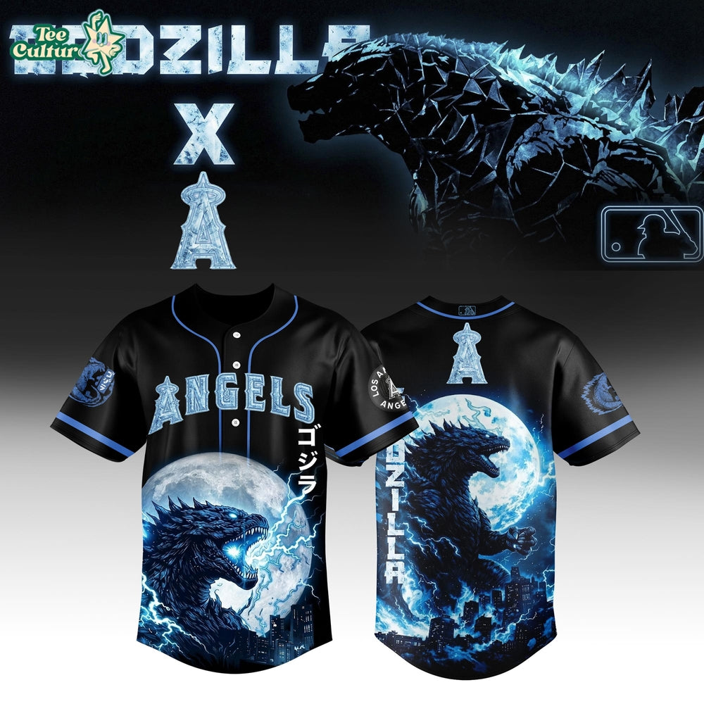 Godzilla Jersey, Angels Jersey, Kaiju Apparel