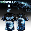 Godzilla Jersey, Nationals Jersey, Kaiju Apparel