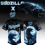 Godzilla Jersey, Nationals Jersey, Kaiju Apparel