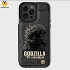 Godzilla Monster 70th Anniversary Leather Wallet Phone Case