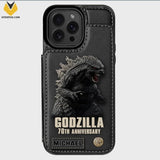 Godzilla Monster 70th Anniversary Leather Wallet Phone Case