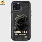 Godzilla Monster 70th Anniversary Leather Wallet Phone Case