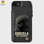 Godzilla Monster 70th Anniversary Leather Wallet Phone Case
