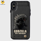 Godzilla Monster 70th Anniversary Leather Wallet Phone Case