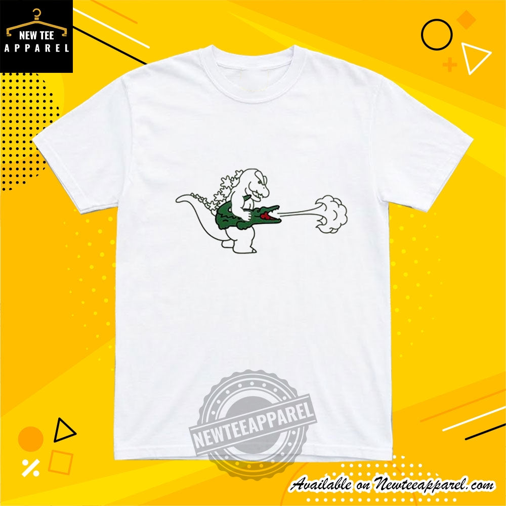 Godzilla Playing Crocodile Guitar Shirt