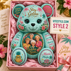 Golden Girls Bear Shaped Pillow