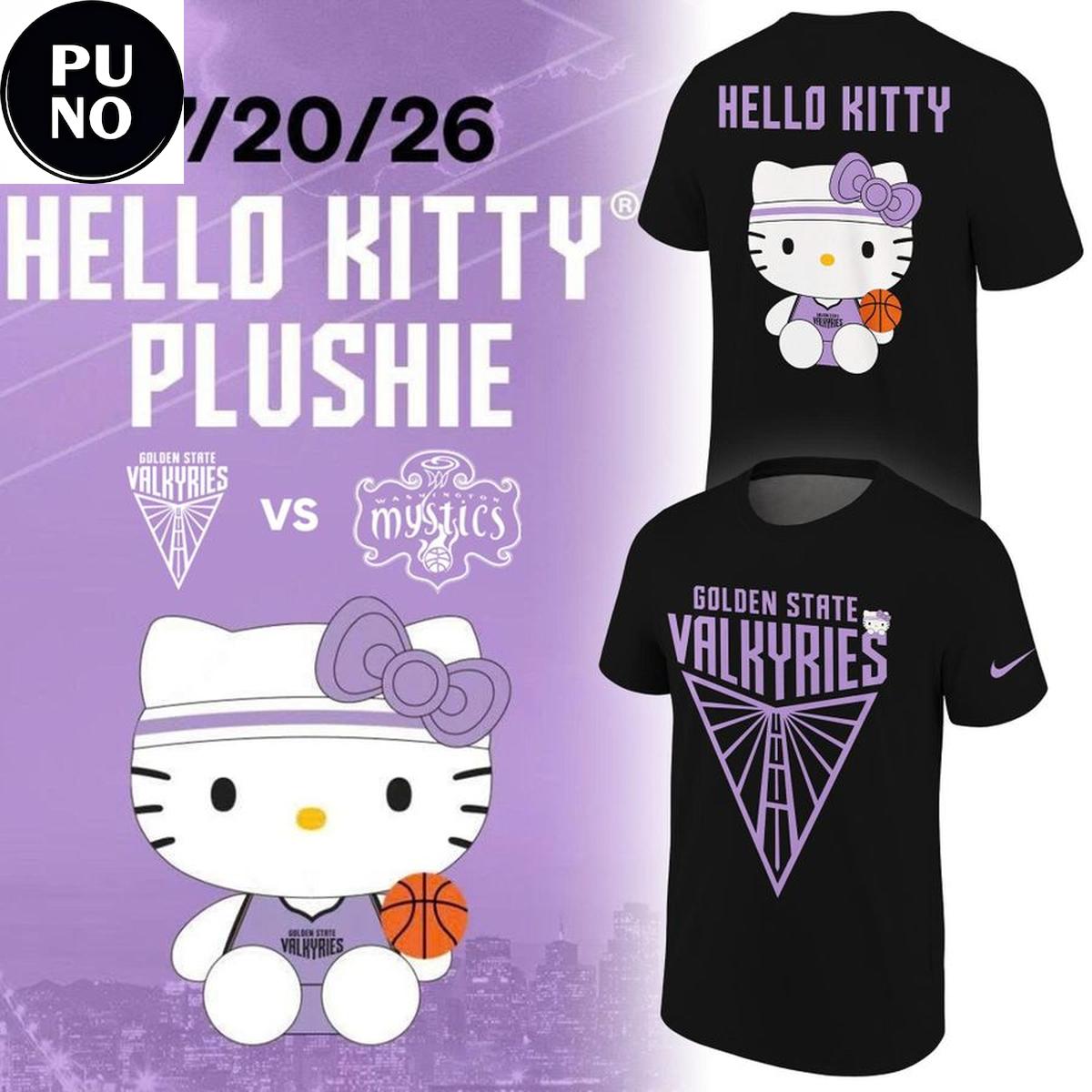 Golden State Valkyries x Hello Kitty Night 2026 Hoodie T-Shirt