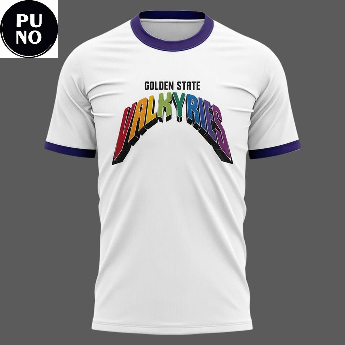 Golden State Valkyries x Peau De Loup Pride Night 2026 Hoodie T-Shirt