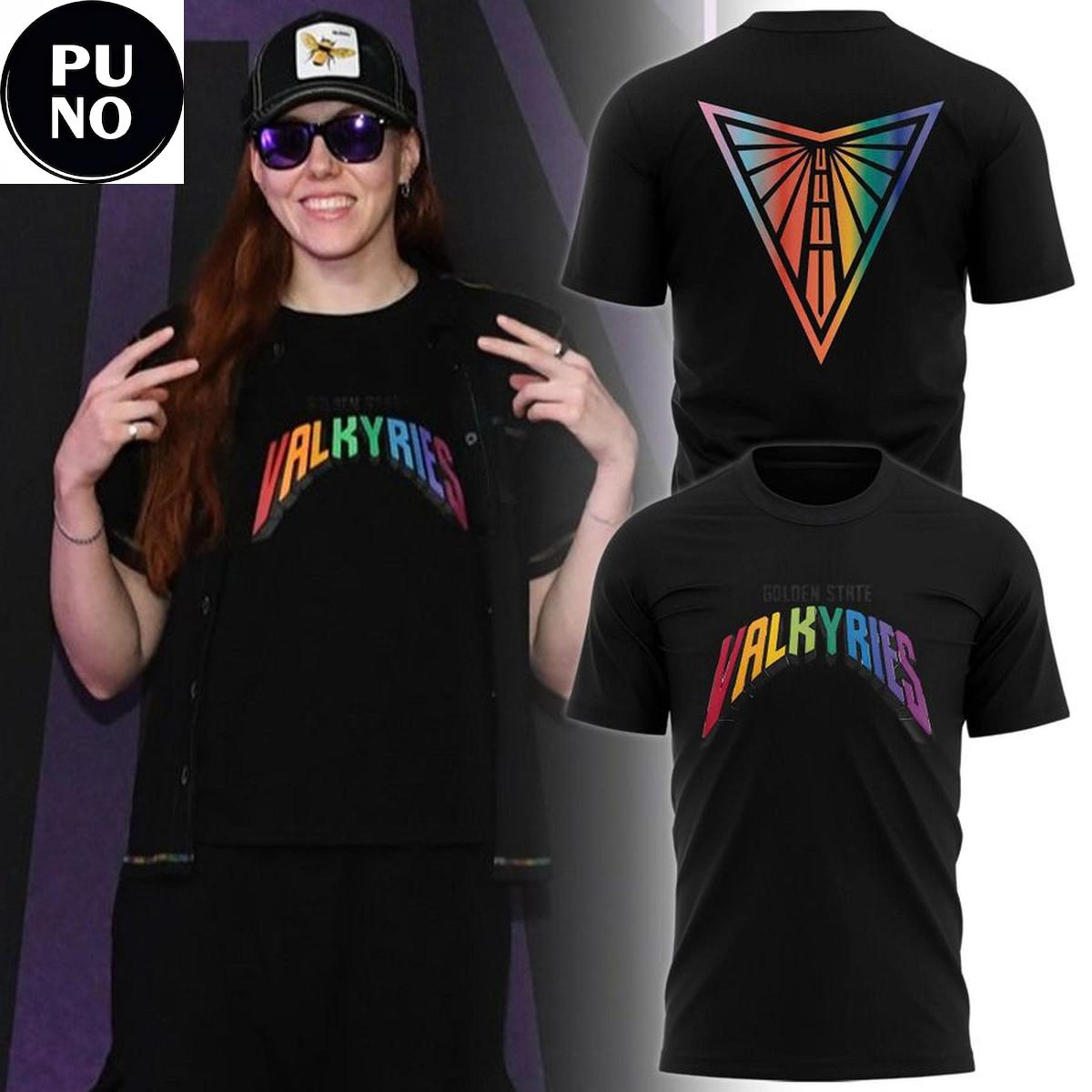 Golden State Valkyries x Peau De Loup Pride Night 2026 Hoodie T-Shirt