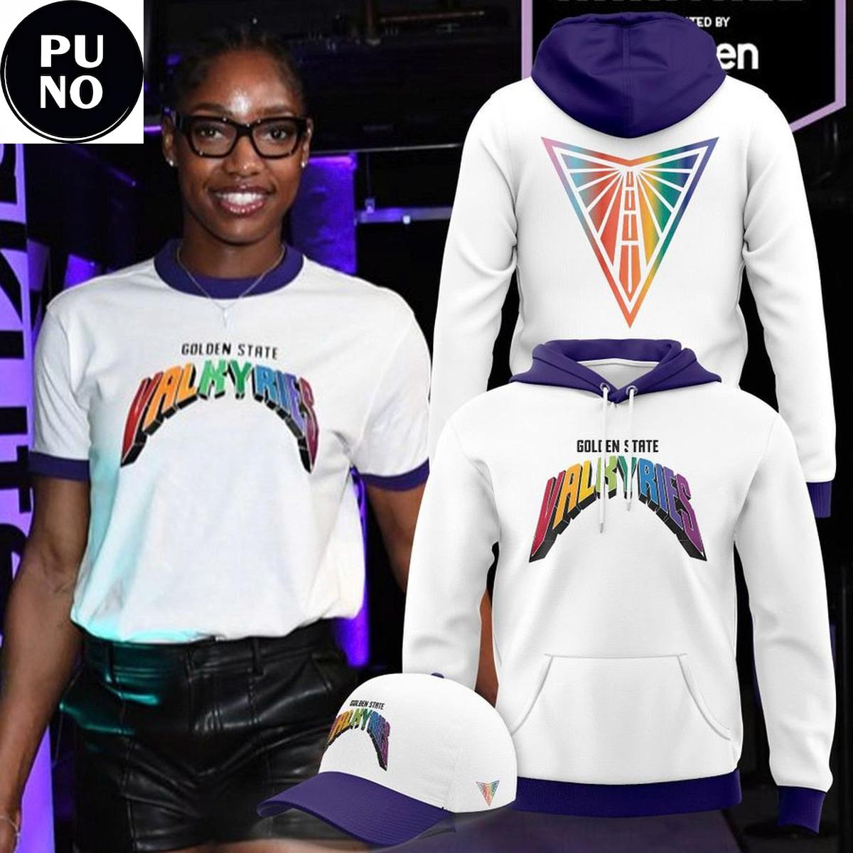 Golden State Valkyries x Peau De Loup Pride Night 2026 Hoodie T-Shirt
