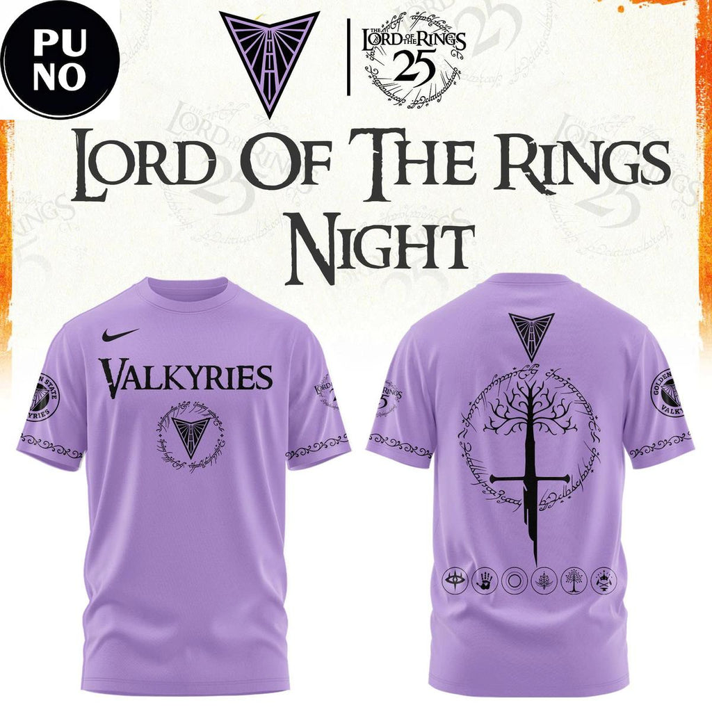 Golden State Valkyries x The Lord of The Rings 2026 Hoodie T-Shirt