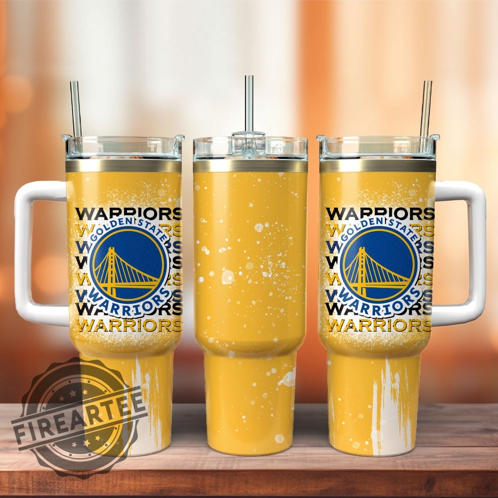 Golden State Warriors NBA Tumbler With Handle