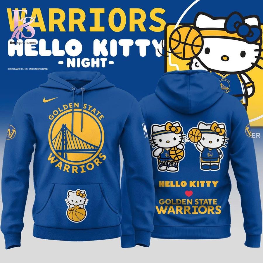 Golden State Warriors x Hello Kitty Night 2026 Hoodie