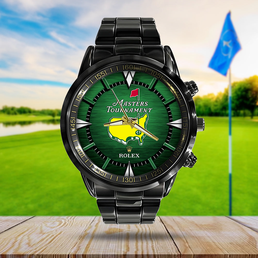 Masters Tournament x Rolex Black Stainless Steel Watch - MAITM 8975