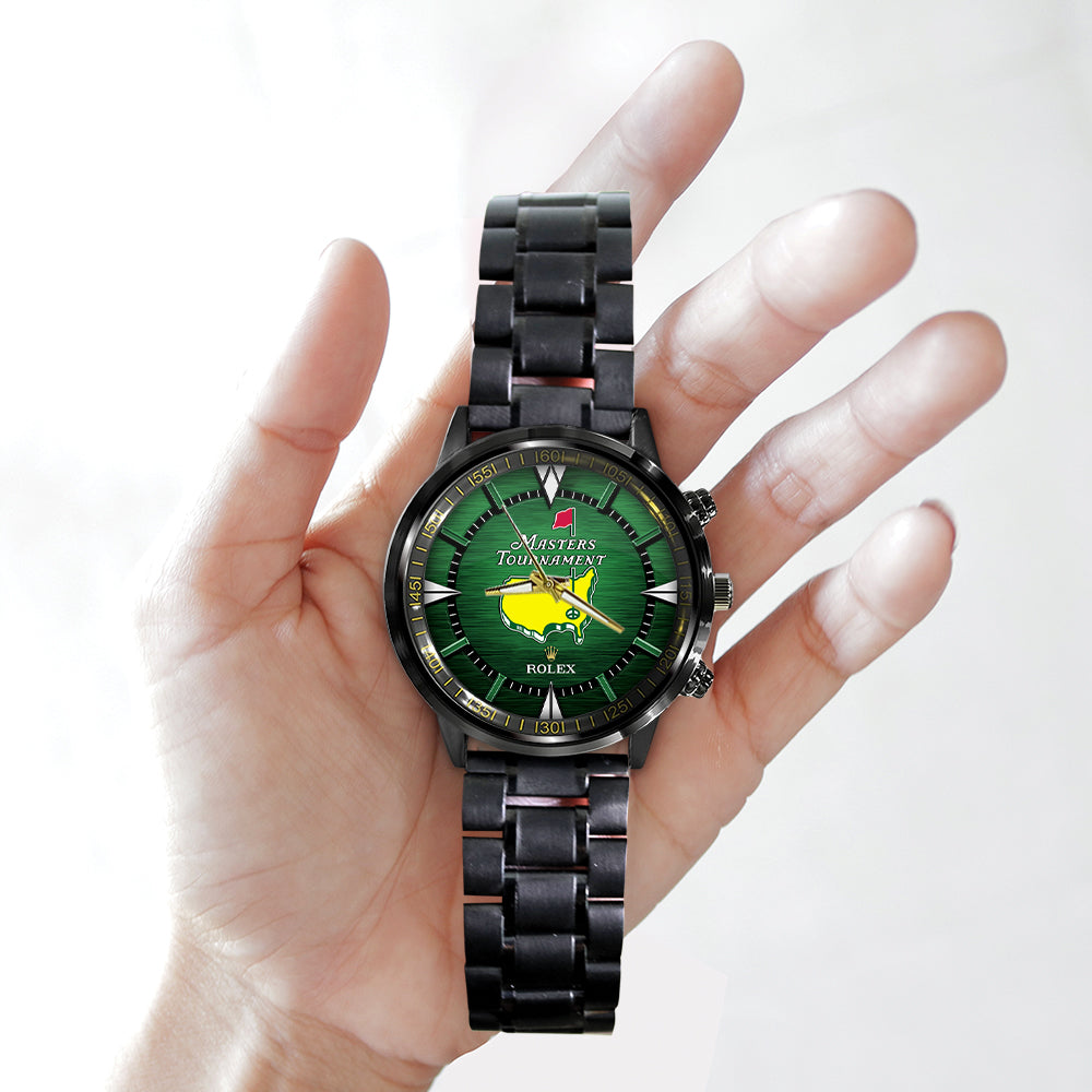 Masters Tournament x Rolex Black Stainless Steel Watch - MAITM 8975
