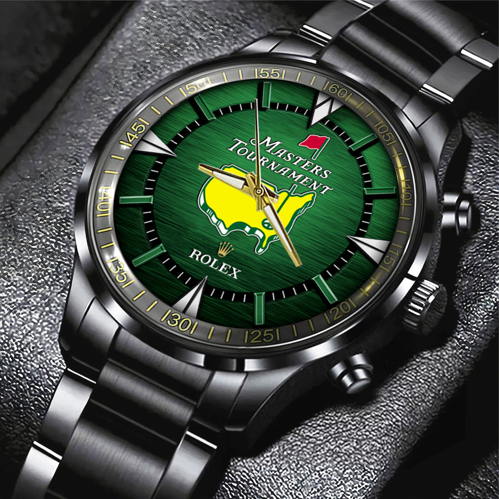 Masters Tournament x Rolex Black Stainless Steel Watch - MAITM 8975