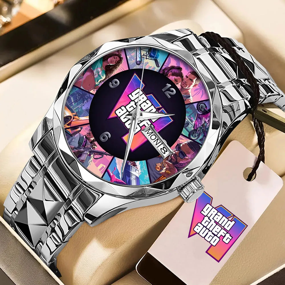 Grand Theft Auto VI Alloy Luxury Quartz Watch - GNE7919