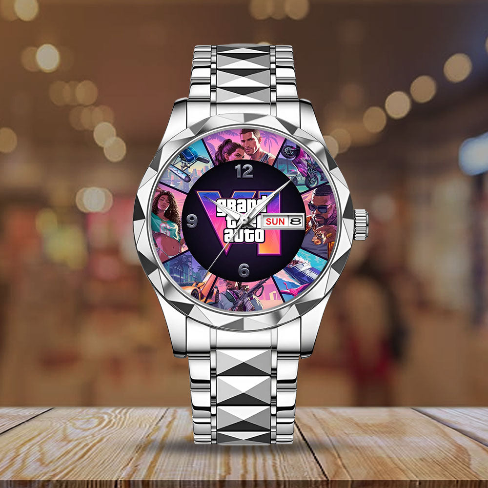 Grand Theft Auto VI Alloy Luxury Quartz Watch - GNE7919