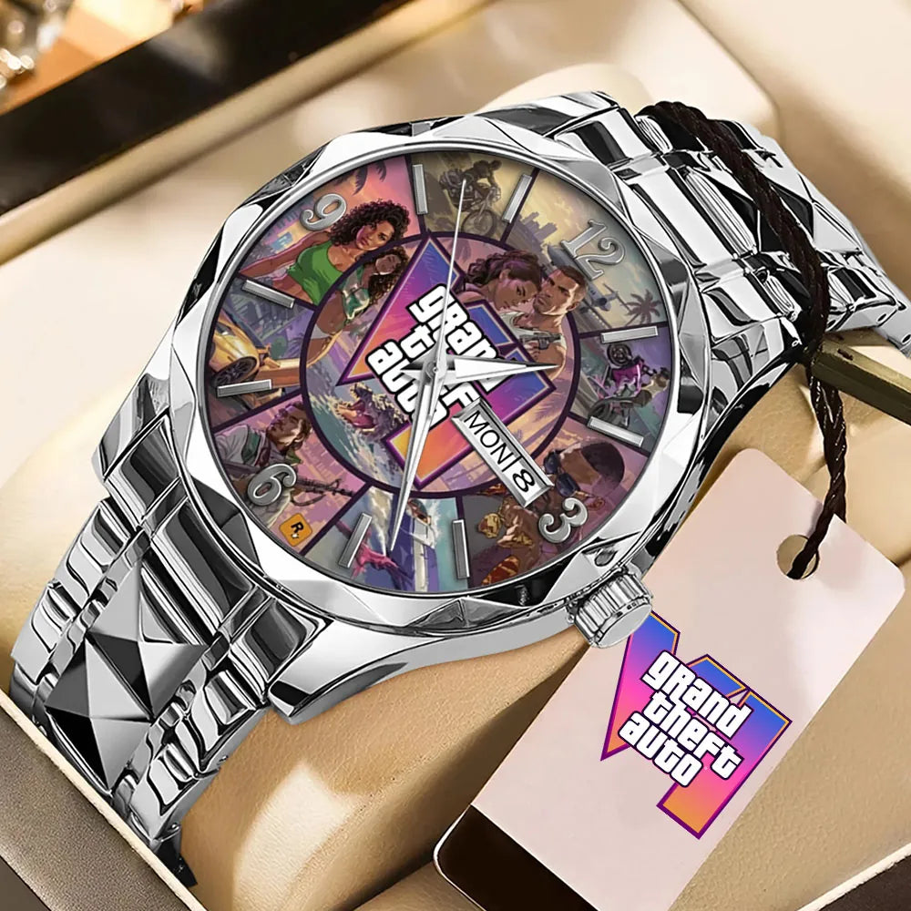 Grand Theft Auto VI Alloy Luxury Quartz Watch - GNE7920