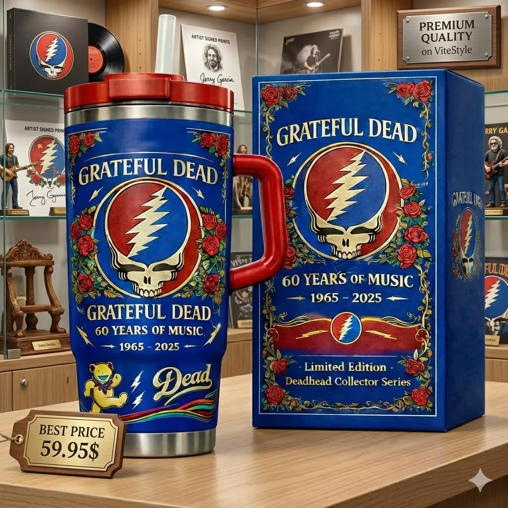 NEW Grateful Dead 60th Anniversary Tumbler