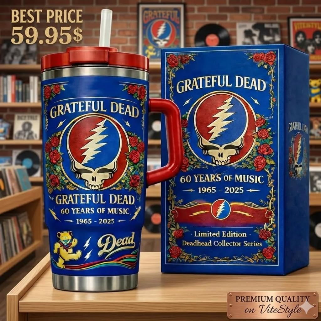 NEW Grateful Dead 60th Anniversary Tumbler
