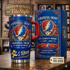 NEW Grateful Dead 60th Anniversary Tumbler