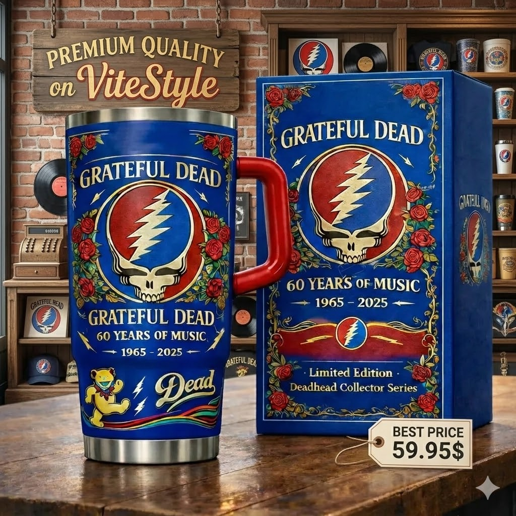 NEW Grateful Dead 60th Anniversary Tumbler