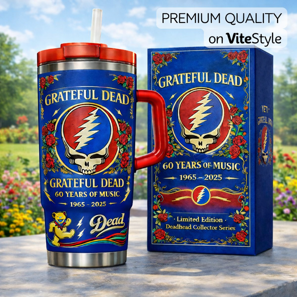 Grateful Dead 60 Years of Music YETI Tumbler