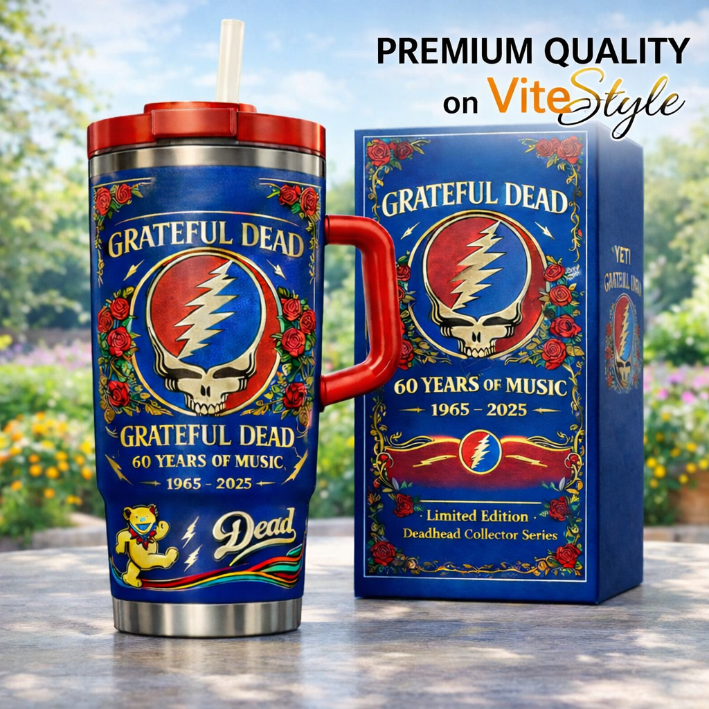 Grateful Dead 60 Years of Music YETI Tumbler