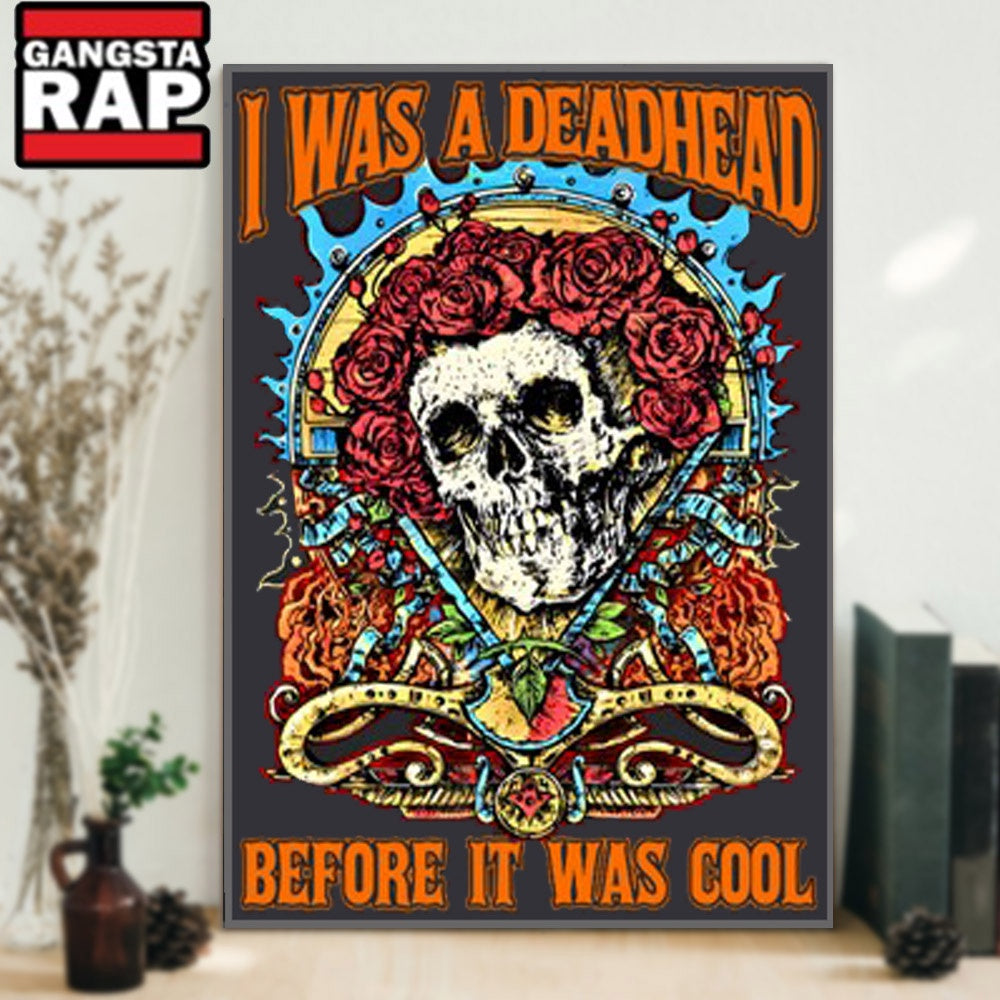Grateful Dead It Was A Deadhead Poster Canvas Art