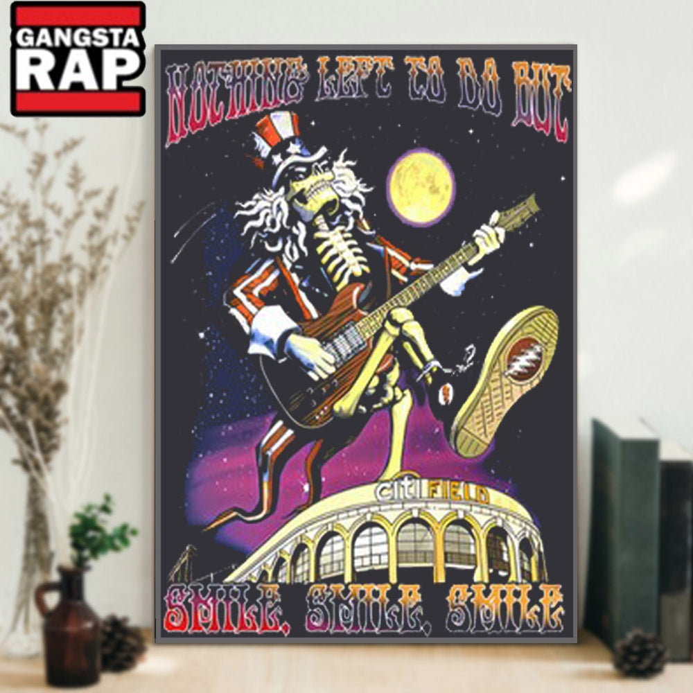 Grateful Dead Nothing Left To Do But Smile Smile Smile Poster Canvas Art