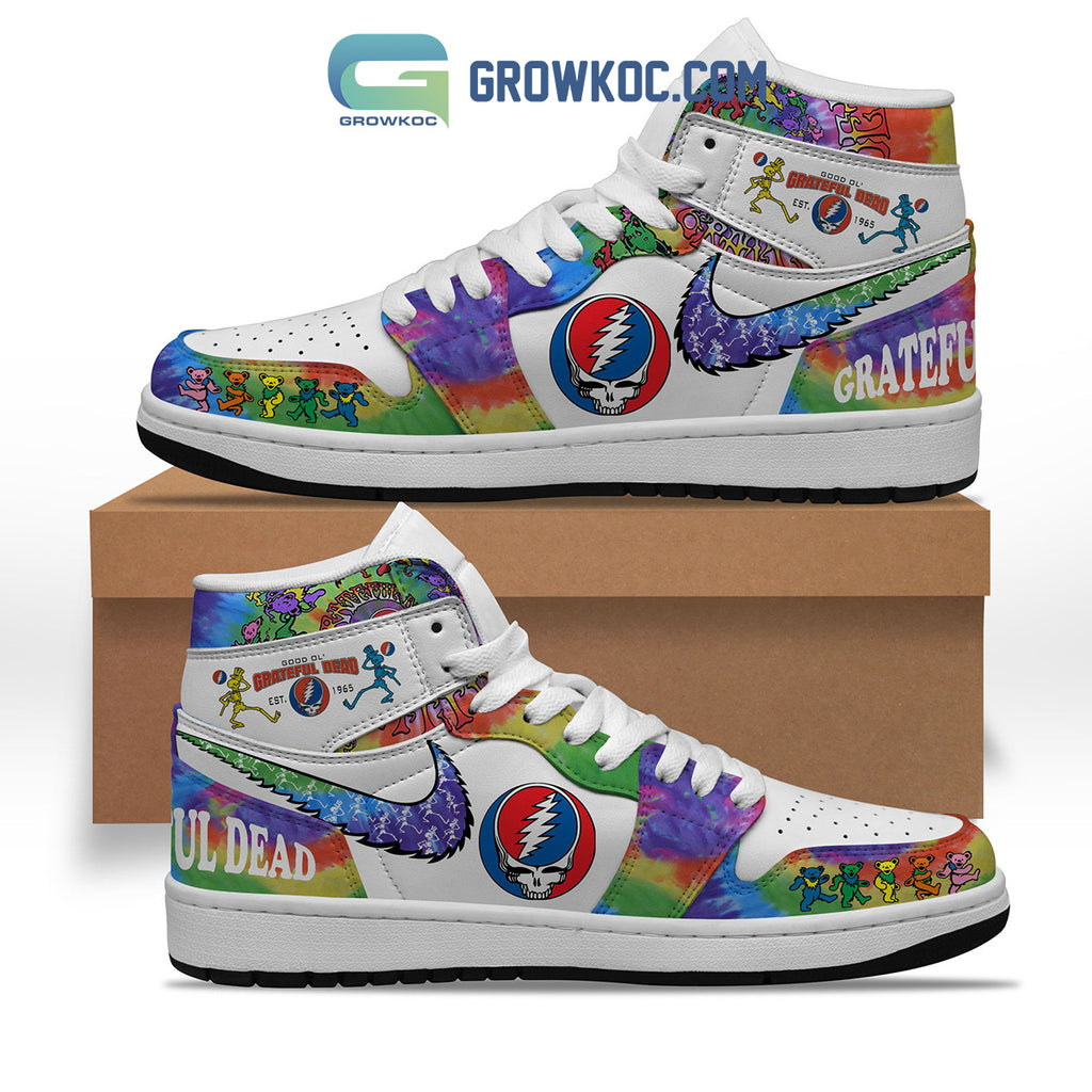 Grateful Dead Rainbow Version Air Jordan 1 Shoes