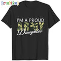 Great Gift For Daughter. Shirt For Army Daughter T-shirt
