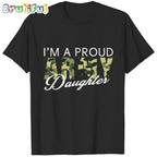 Great Gift For Daughter. Shirt For Army Daughter T-shirt