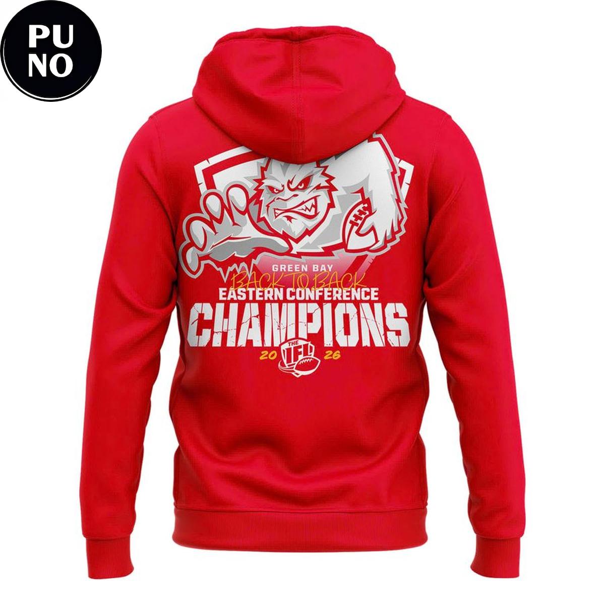 Green Bay Blizzard 2026 Eastern Conference Champions Hoodie T-Shirt