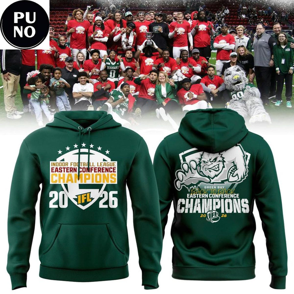 Green Bay Blizzard 2026 Eastern Conference Champions Hoodie T-Shirt