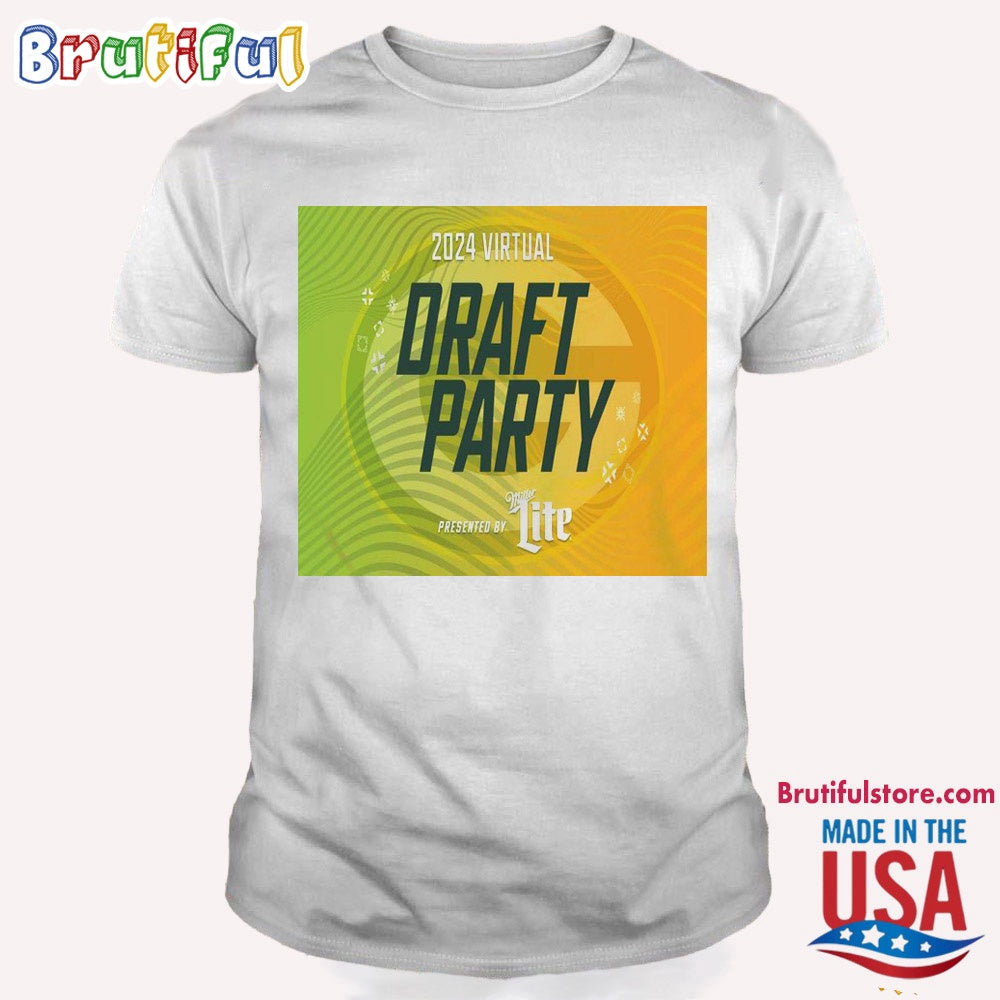 Green Bay Packers 2024 Virtual Draft Party T Shirt