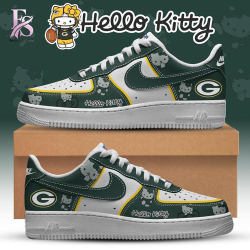 Green Bay Packers 2026 Hello Kitty Nike Air Force 1