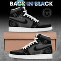 Green Bay Packers Back In Black Air Jordan 1 Shoes